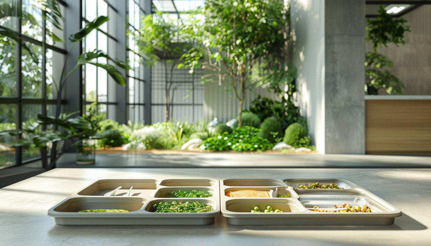 Comment les plateaux repas réutilisables révolutionnent la restauration d'entreprise