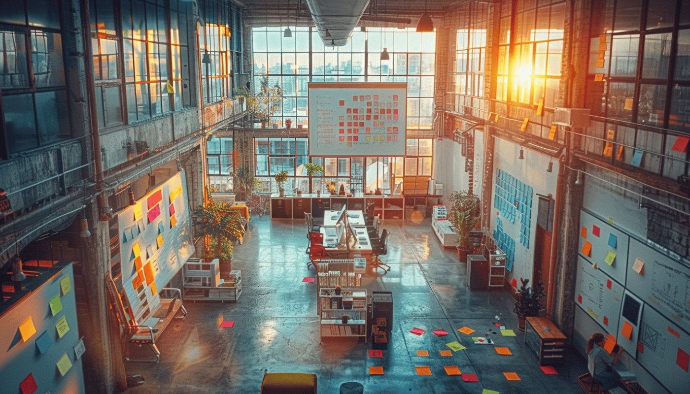 Découverte des méthodes agiles pour le management de projet dans les startups adaptation et croissance